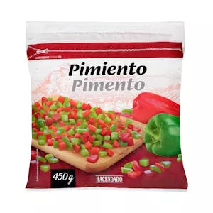 Pimiento rojo y verde Hacendado ultracongelado Mercadona