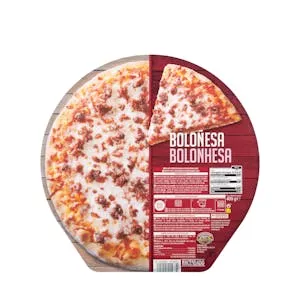 Pizza boloñesa Hacendado ultracongelada Mercadona