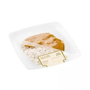 Pollo al curry Hacendado con arroz basmati Mercadona