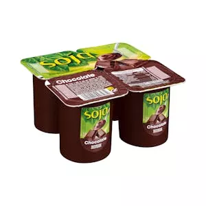 Postre de soja Hacendado sabor chocolate Mercadona