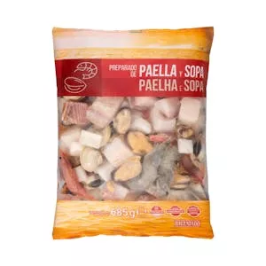 Preparado de paella y sopa Hacendado ultracongelado Mercadona
