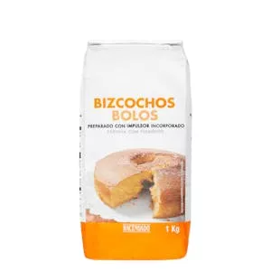 Preparado para bizcochos con impulsor incorporado Hacendado Mercadona