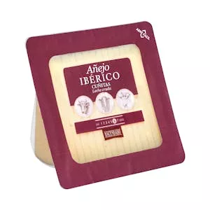 Queso añejo ibérico mezcla Hacendado cortado en cuñitas Mercadona