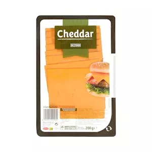 Queso lonchas cheddar de vaca Hacendado Mercadona