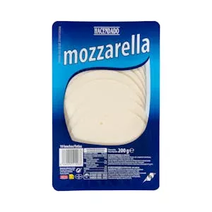Queso lonchas mozzarella de vaca Hacendado Mercadona