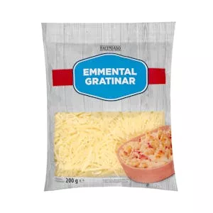 Queso rallado emmental gratinar Hacendado Mercadona