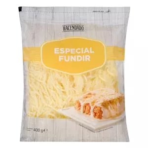 Queso rallado especial fundir mezcla Hacendado Mercadona