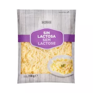 Queso rallado sin lactosa de vaca Hacendado Mercadona