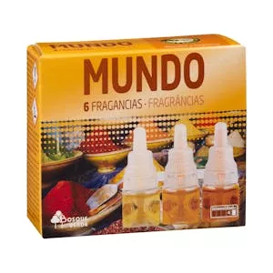 Recambio ambientador eléctrico Mundo 6 fragancias Bosque Verde Mercadona