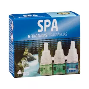 Recambio ambientador eléctrico Spa 6 fragancias Bosque Verde Mercadona