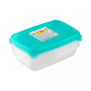 Recipiente de Plástico Rectangular 1,3L Bosque Verde Mercadona