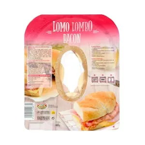 Rosca lomo, bacón y queso emmental Hacendado Mercadona