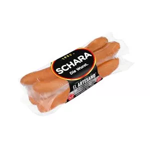 Salchichas cocidas Schara de cerdo ahumadas Mercadona