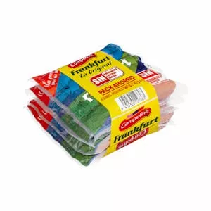 Salchichas cocidas estilo Frankfurt Campofrío sabor ahumado Mercadona