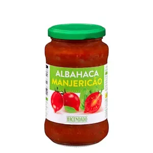 Salsa de tomate con Albahaca Hacendado Mercadona