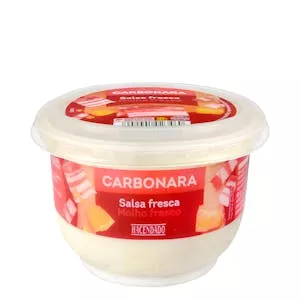 Salsa fresca Carbonara Hacendado Mercadona