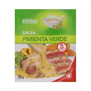 Salsa pimienta verde Hacendado Mercadona