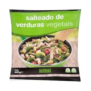 Salteado de verduras Hacendado ultracongelado Mercadona