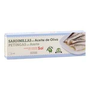 Sardinillas reducidas en sal en aceite de oliva Hacendado Mercadona