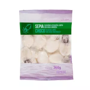 Sepia limpia pequeña Hacendado congelada Mercadona