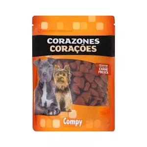 Snack corazones perro adulto Compy Mercadona