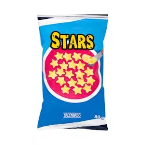 Snack de maíz sabor mantequilla Stars Hacendado Mercadona