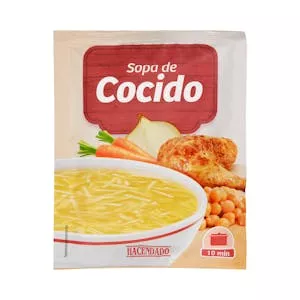Sopa de cocido Hacendado Mercadona