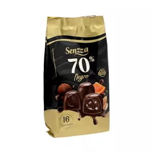 Surtido bombones Senzza de chocolate negro 70% Mercadona