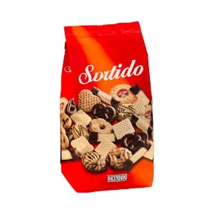 Surtido de galletas y barquillos Hacendado Mercadona