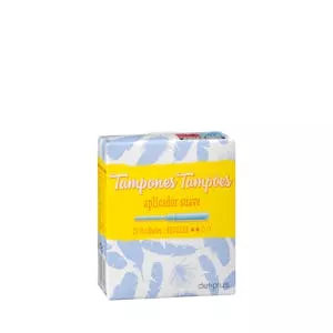 Tampones regular Deliplus con aplicador suave Mercadona