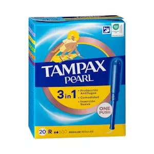 Tampones regular Tampax Pearl con aplicador Mercadona
