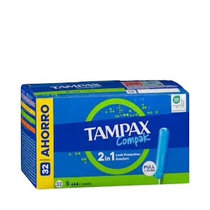 Tampones super Tampax Compak con aplicador Mercadona