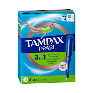 Tampones super Tampax Pearl con aplicador Mercadona