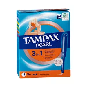 Tampones super plus Tampax Pearl con aplicador Mercadona