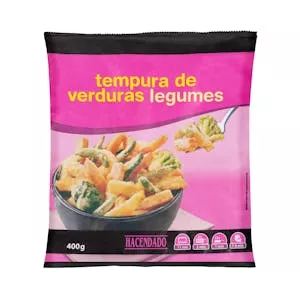 Tempura de verduras Hacendado ultracongelada Mercadona