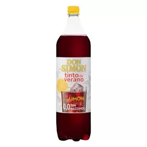 Tinto de verano 0,0% sin alcohol limón Don Simón Mercadona