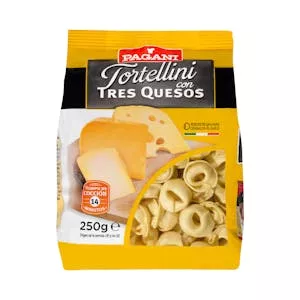 Tortellini tres quesos Pagani Mercadona