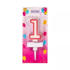 Vela de cumpleaños 1 Hacendado Mercadona