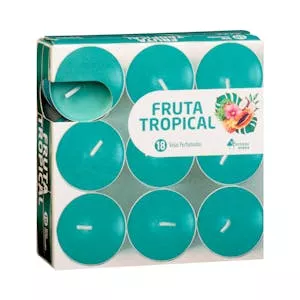 Vela perfumada Fruta Tropical Bosque Verde Mercadona