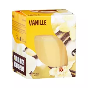 Vela perfumada Vainilla Bosque Verde Mercadona