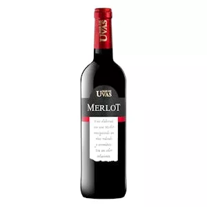 Vino tinto Merlot Mar de Uvas Mercadona