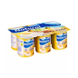 Yogur natural con azúcar de caña Hacendado Mercadona