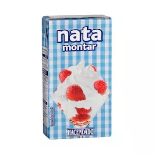 ¿Cuánto vale Nata para montar Hacendado Mercadona