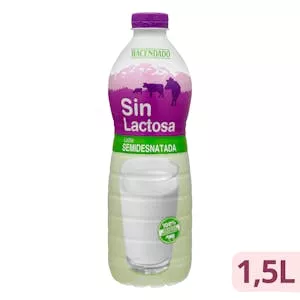 ¿Cuánto vale Leche semidesnatada sin lactosa Hacendado Mercadona