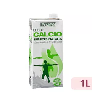 ¿Cuánto vale Leche semidesnatada calcio Hacendado Mercadona