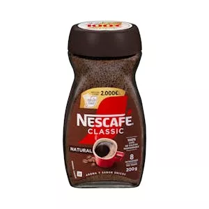 Histórico Precio Café soluble natural Nescafé classic