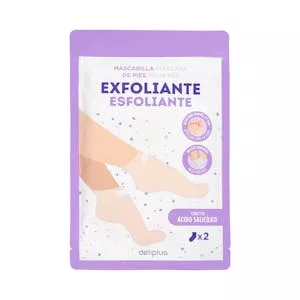 Mascarilla de pies exfoliante Deliplus con ácido salicílico