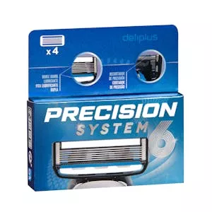 ¿Cuánto vale Recambios maquinilla de afeitar Deliplus Precision System 6 hojas Mercadona
