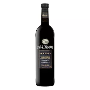 Precio Vino tinto D.O Valdepeñas Pata Negra reserva Mercadona