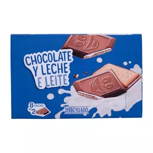 ¿Cuánto vale Galletas con chocolate y crema de leche Hacendado Mercadona